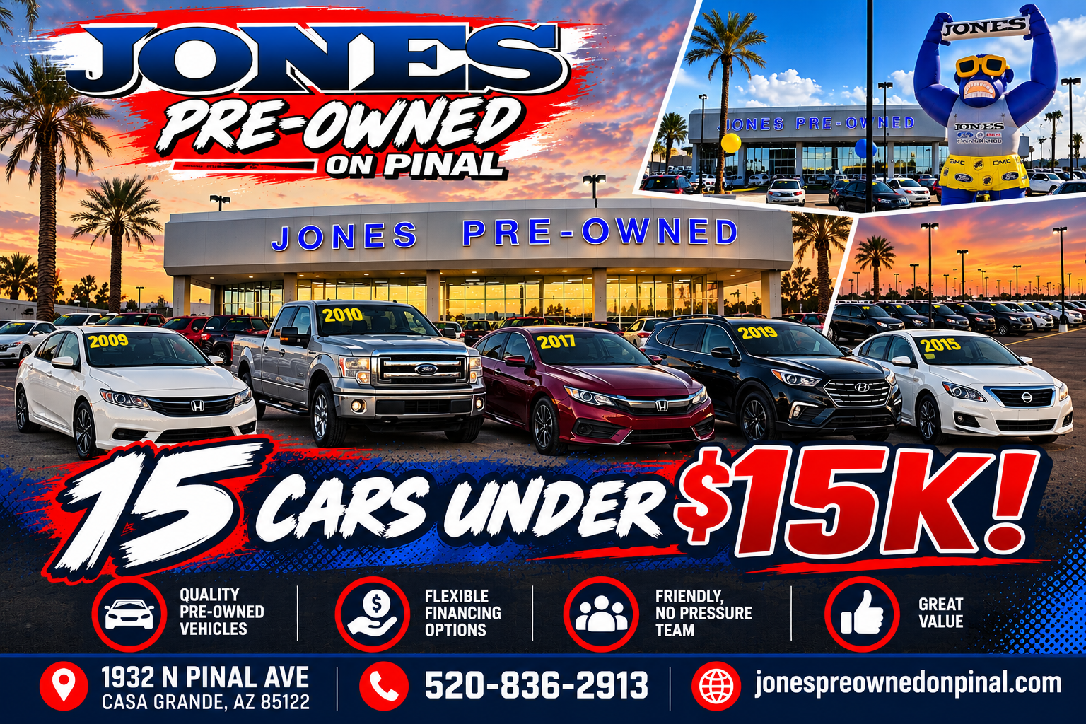 Jones Preowned 15 Under 15K